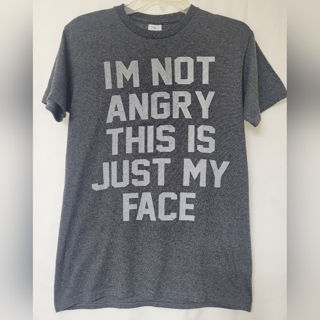 77 Delta Apparel Brand Funny Printed Short Sleeve TShirt Size S